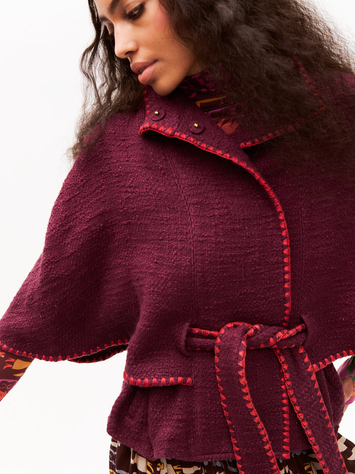 Brio Cape Coat-Carolina K