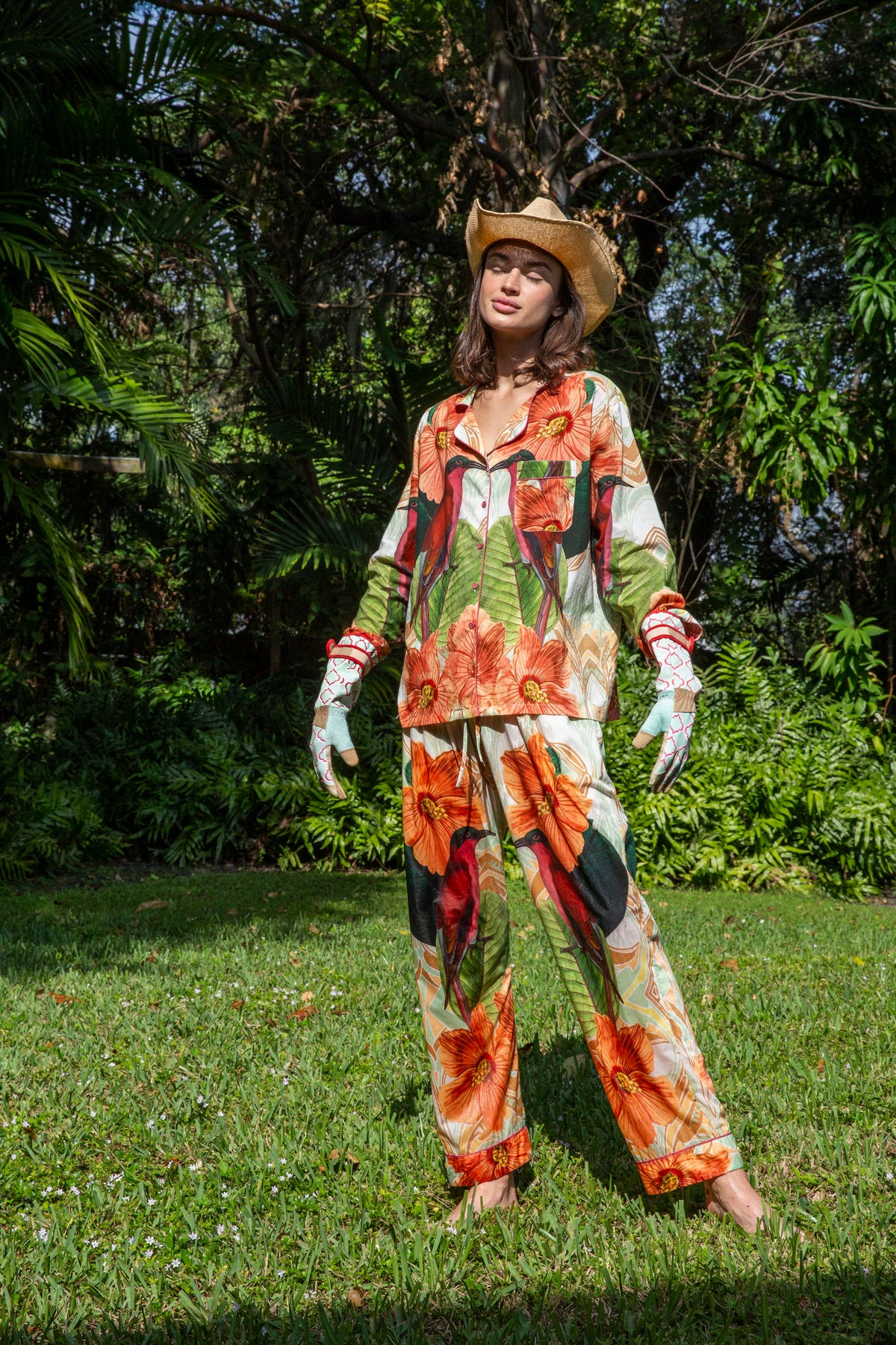 Songbird Pajama Set - Final Sale-Carolina K