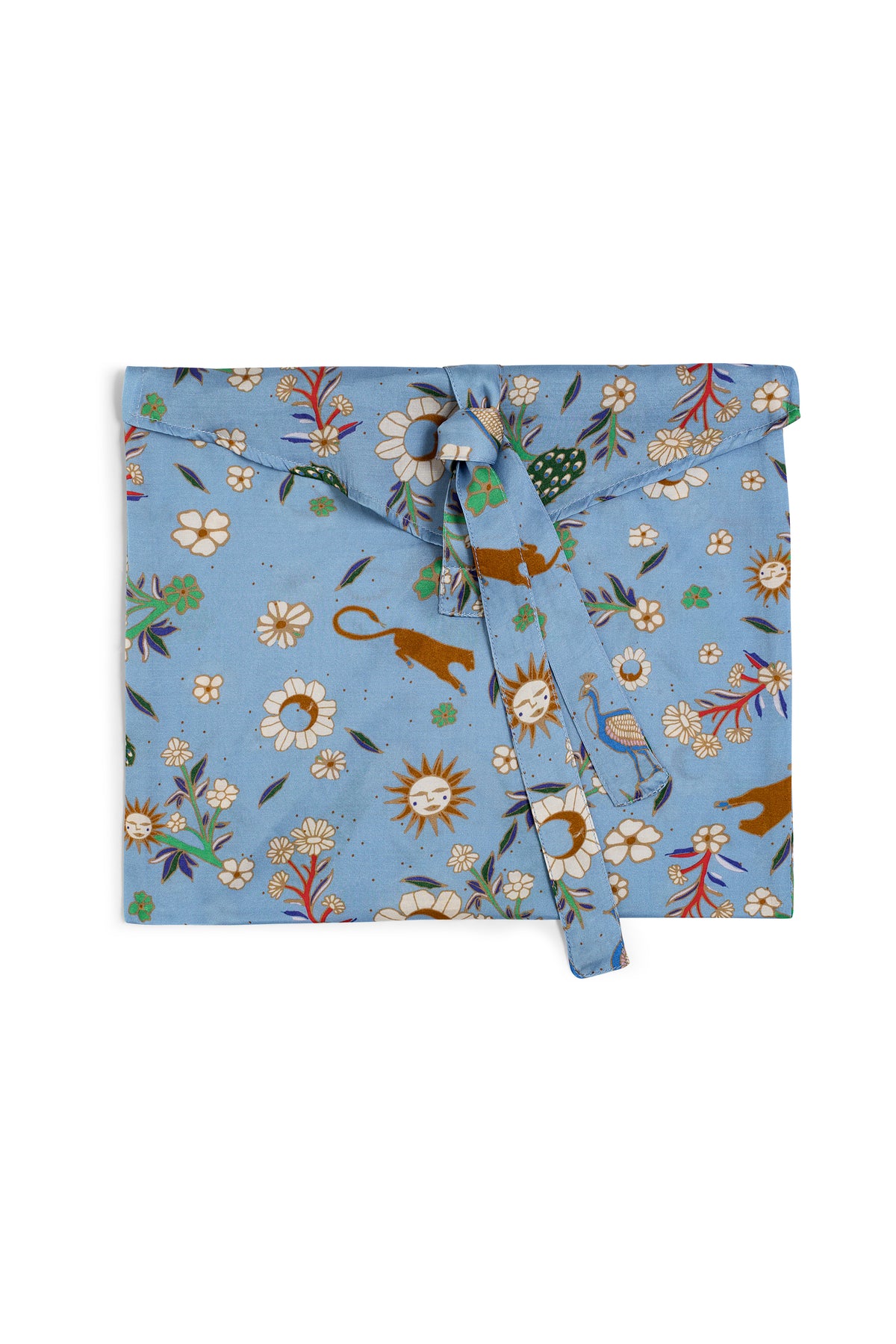 Blue Peacock Pajama Set - Final Sale-Carolina K