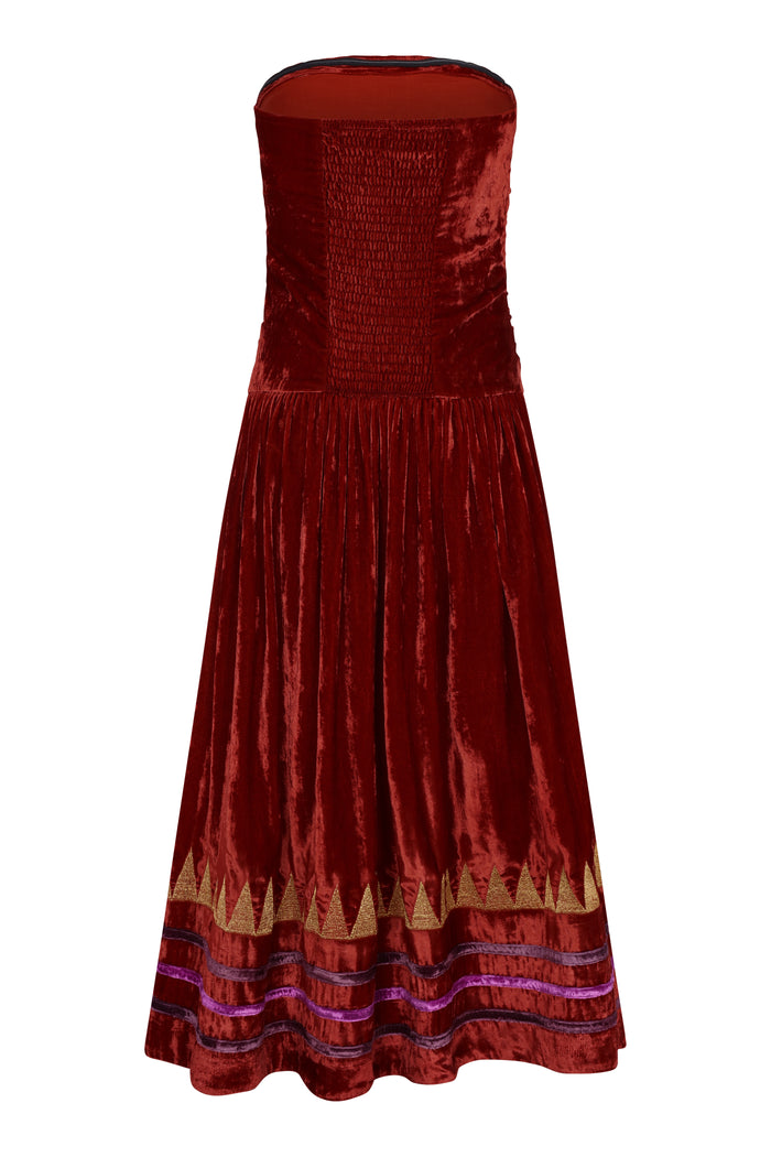 Mala Dress Velvet-Carolina K