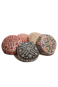 Cross Stitched Yoga Pillow Cover-Carolina K