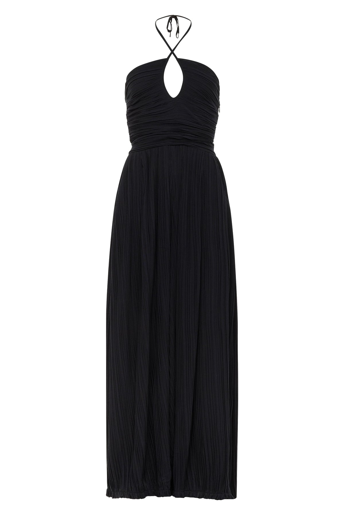 Pleated Carmen Jumpsuit - Final Sale-Carolina K