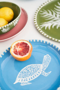 Handpainted Pineapple Dinner Plate-Carolina K