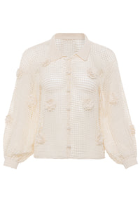 Melina Crochet Bomber - Final Sale-Carolina K