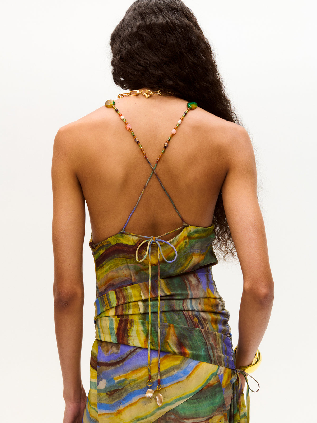 Sienna Dress Emerald Marble / XL Sienna Dress Emerald Marble / XL