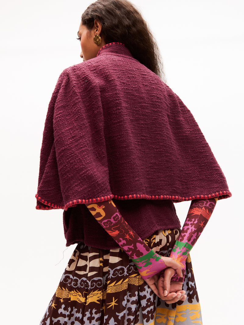 Brio Cape Coat-Carolina K