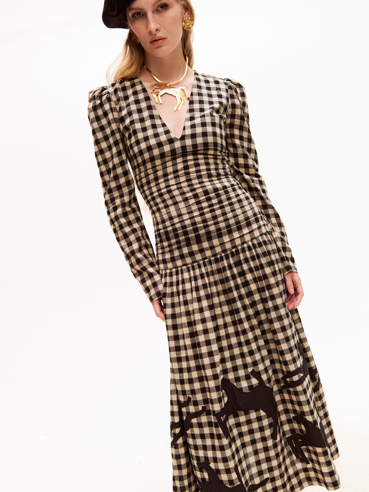 malika linen-blend shirt dress L'Agence Malika Linen-Blend Shirt Dress in Blue