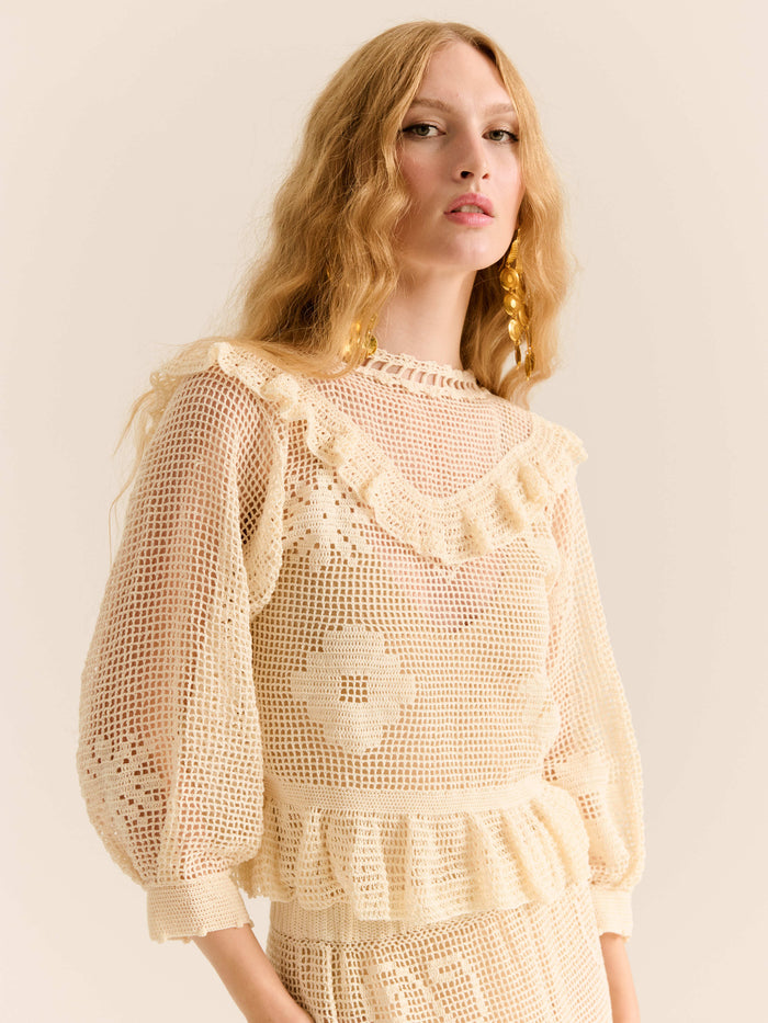 Mari Crochet Top-Carolina K
