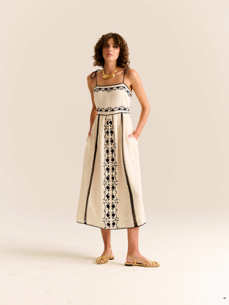 Allegra Dress Gardenia / L