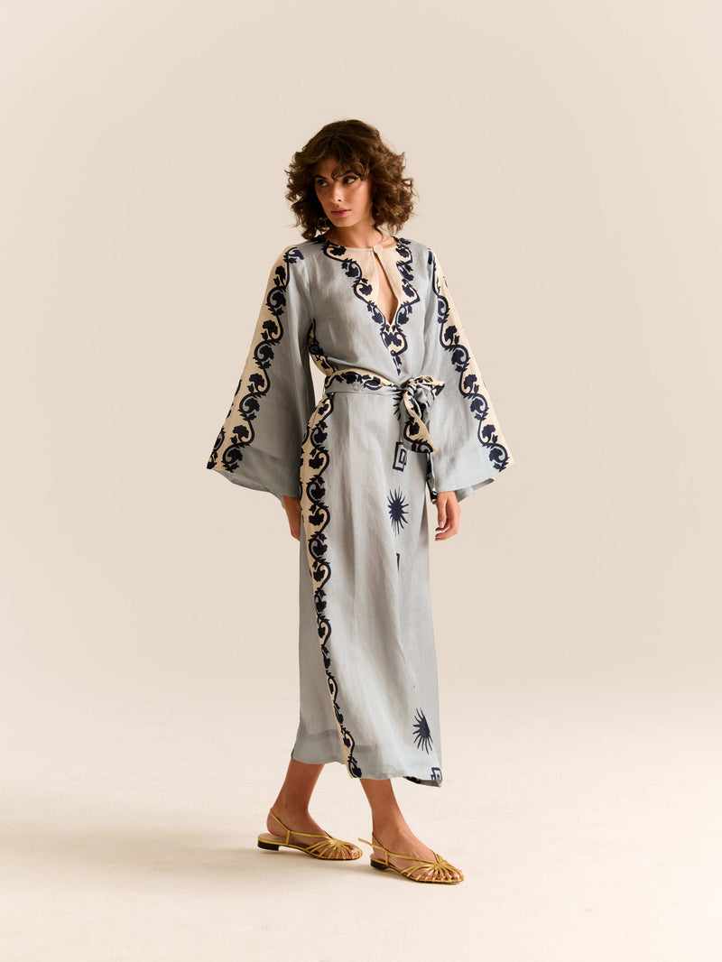 casual kaftan dress Lee while the long printed PDQ Shapewear & lingerie What Color Dress Socks Belt Size:32