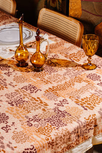 Golden Animals Tablecloth - Carolina K