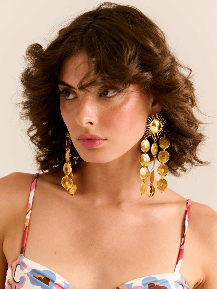 Sol de Mayo Earrings-Carolina K