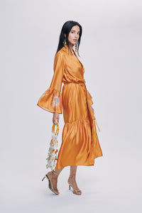 Carolina K Nico robe, soft and stylish clothing with a relaxed fit, shown in a natural fabric and elegant design.