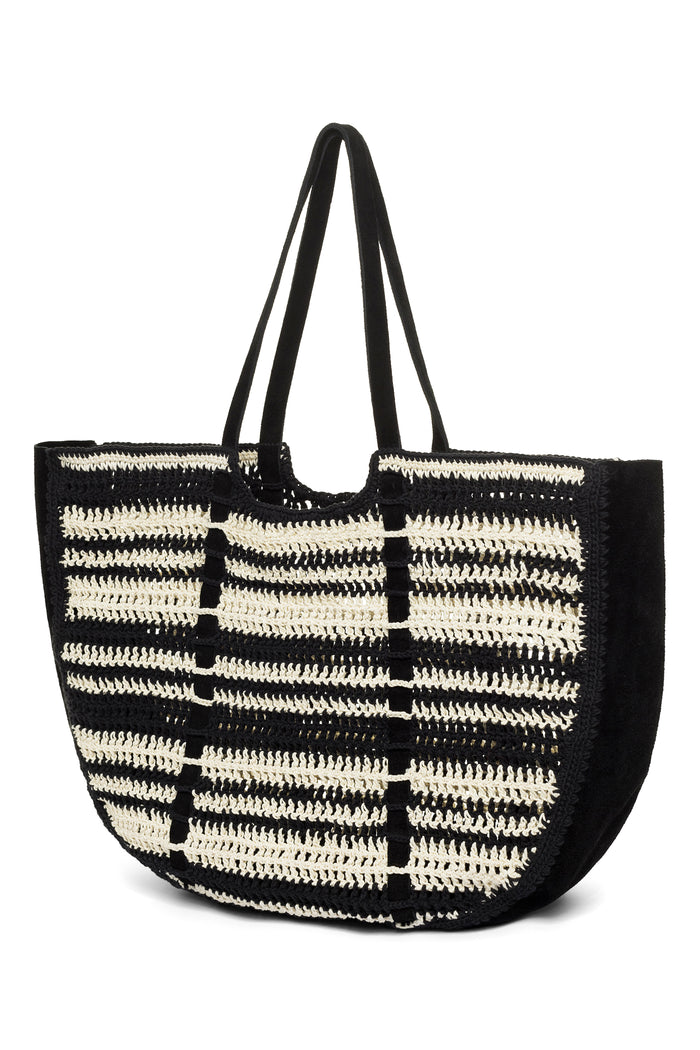 Leather & Crochet Bag - Carolina K