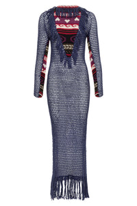 Crochet Jacquard Dress - Carolina K