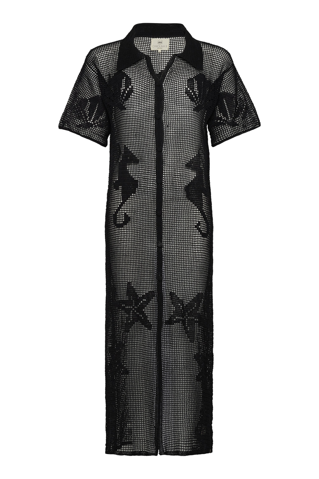 Crochet Shirt Dress Final Sale