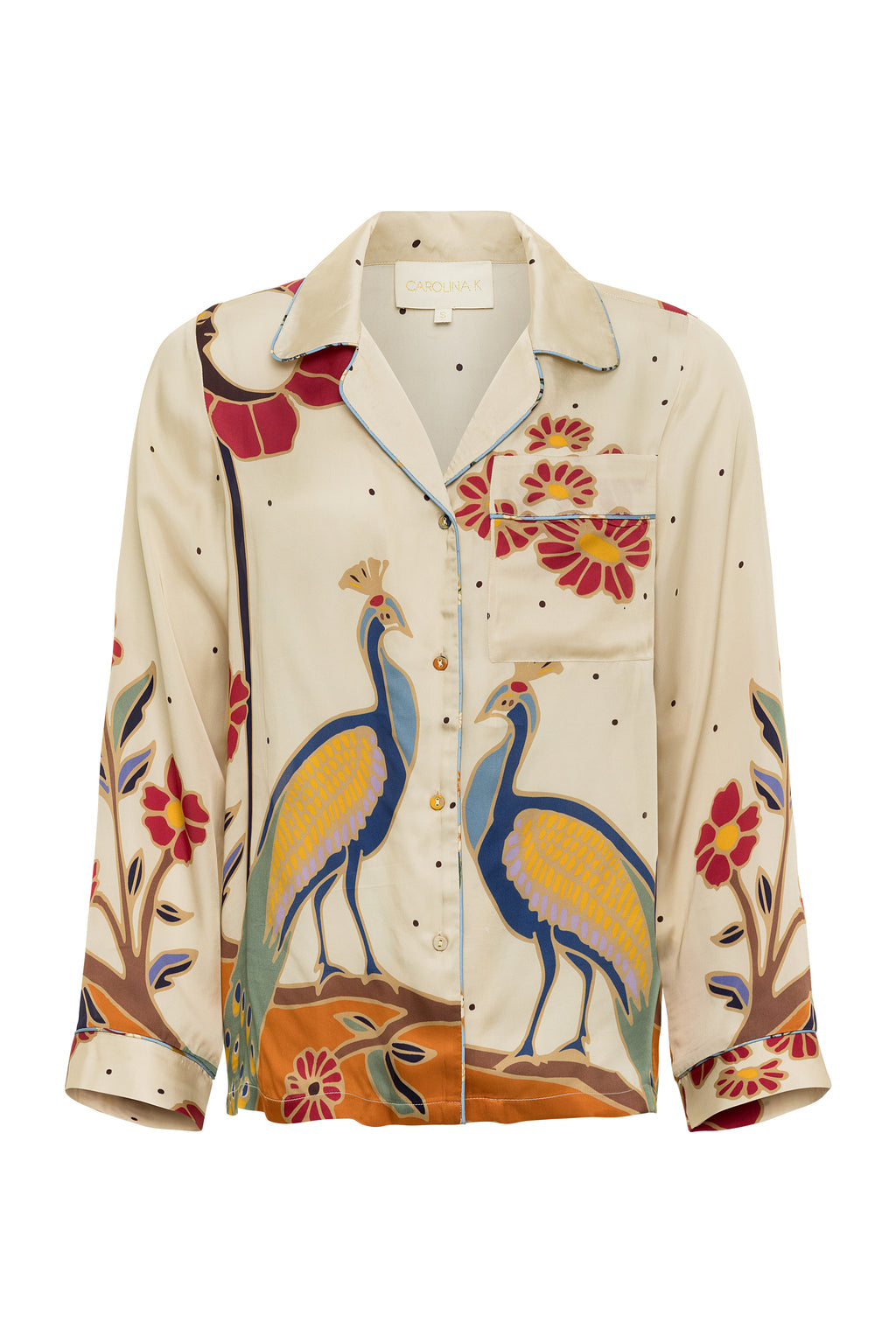 Peacocks Pajama Set Final Sale