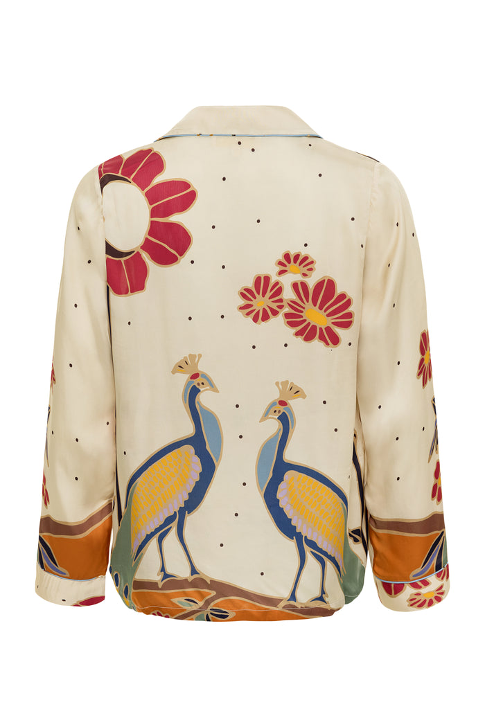 Peacocks Pajama Set - Final Sale-Carolina K