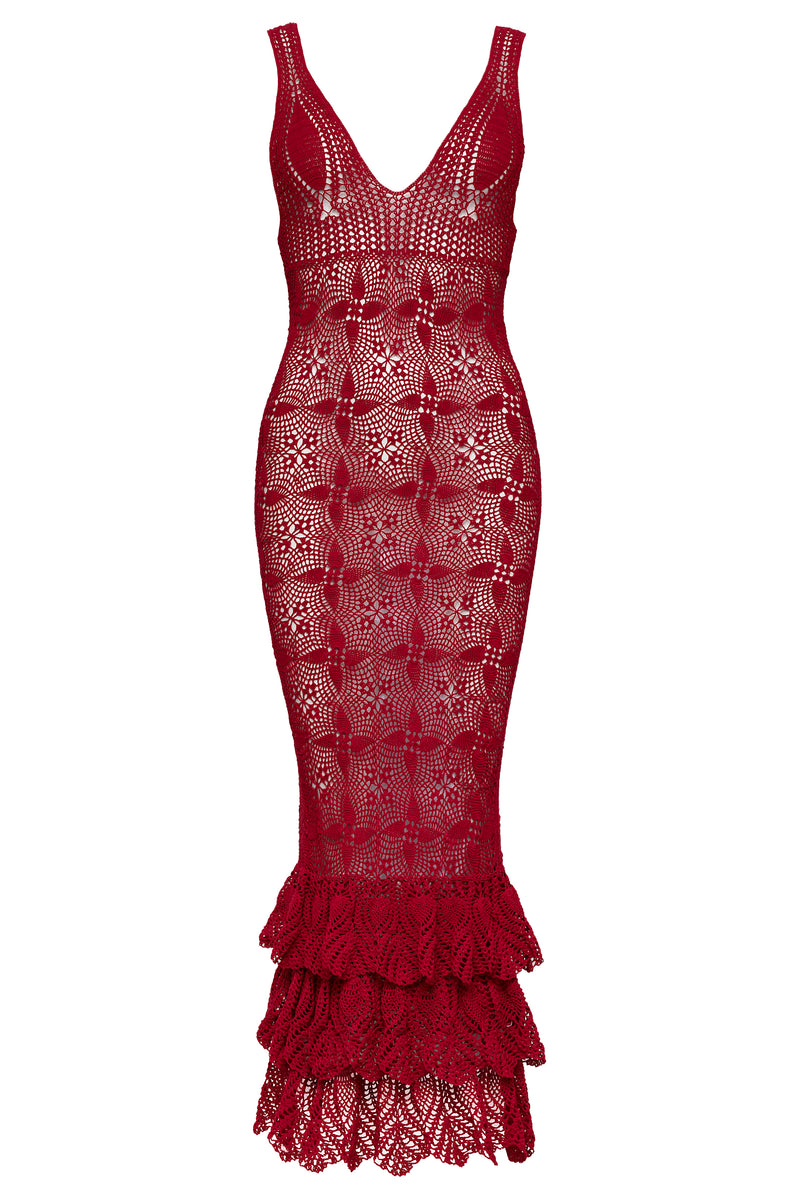 Ali Crochet Dress - Carolina K