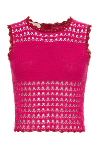 Topaz Crotchet Top-Carolina K