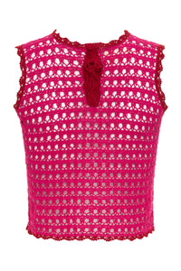 Topaz Crotchet Top-Carolina K