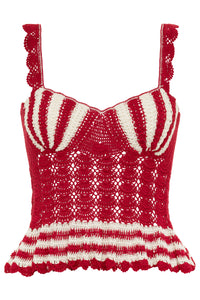 Shell Crochet Tank Top-Carolina K