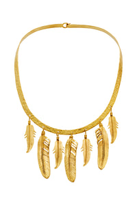 Feathers Choker-Carolina K