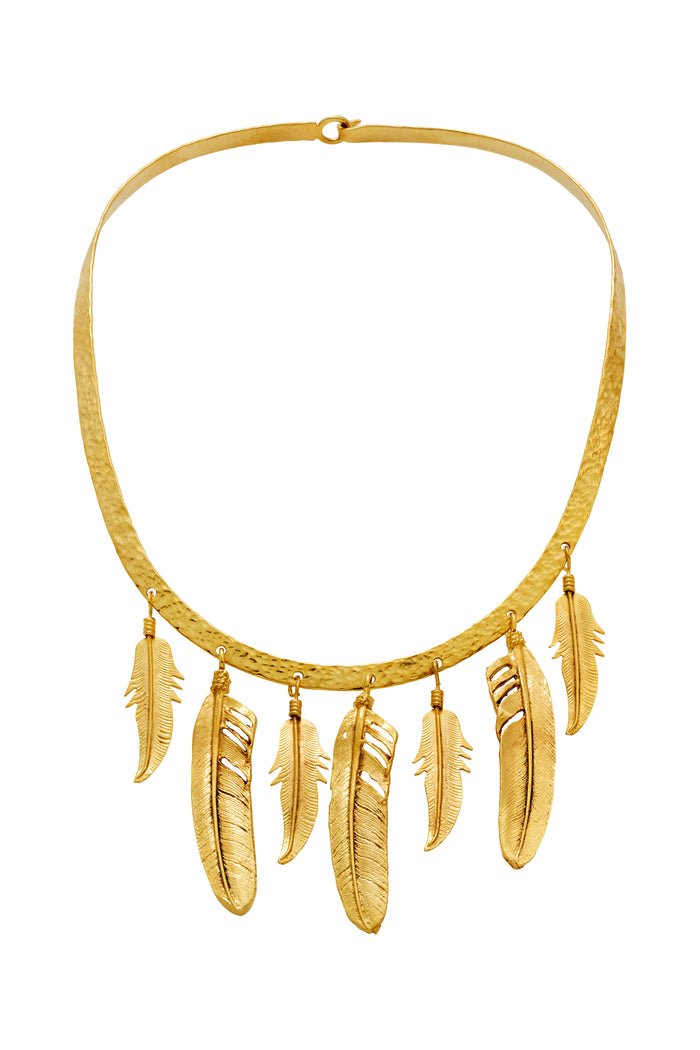 Feathers Choker-Carolina K