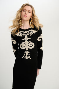 Carolina K Elizabeth Dress in vibrant fabric, featuring a flowy silhouette and intricate pattern, perfect for stylish occasions.