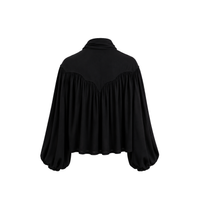 Long sleeve Jena Top by Carolina K featuring a stylish back design and comfortable fit.
