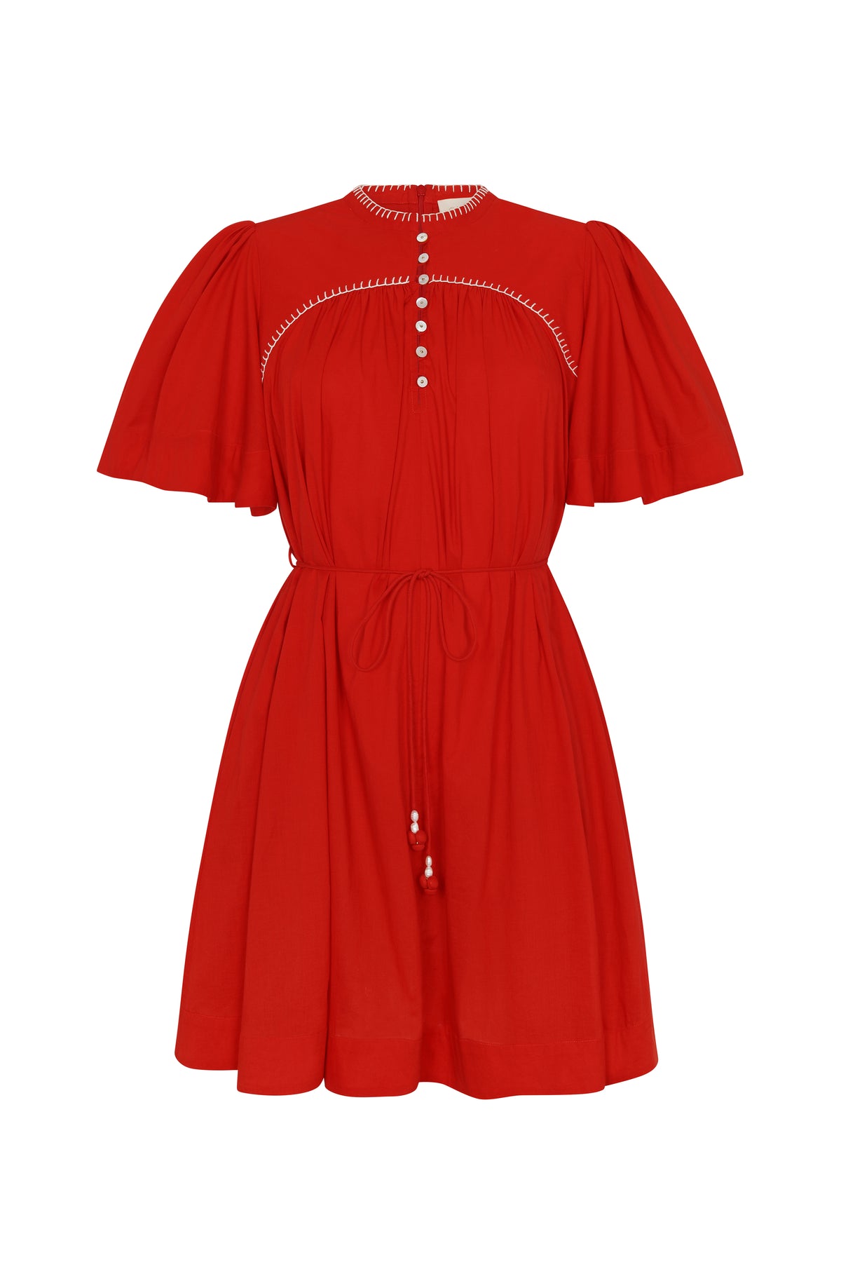 carolina k red dress Lima Dress