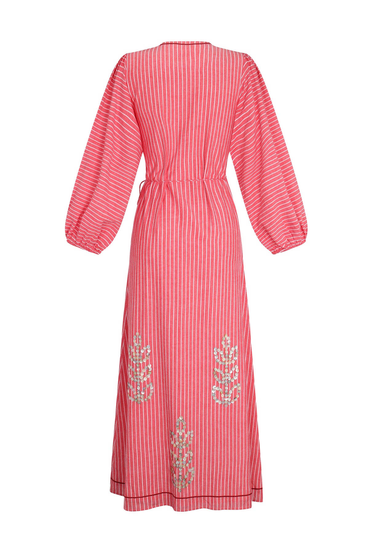 Sofia Robe Red Stripe / L Sofia Robe Red Stripe / L