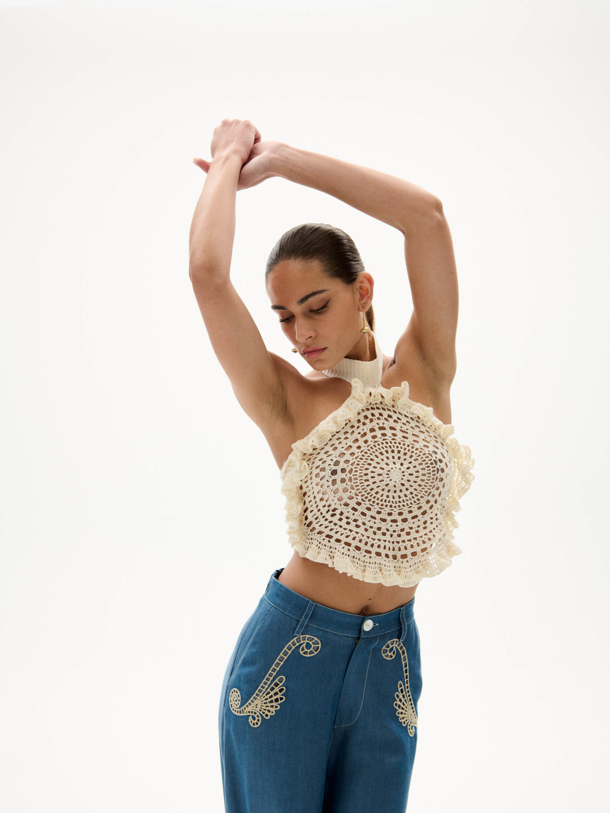 Elsie Crochet Top-Carolina K