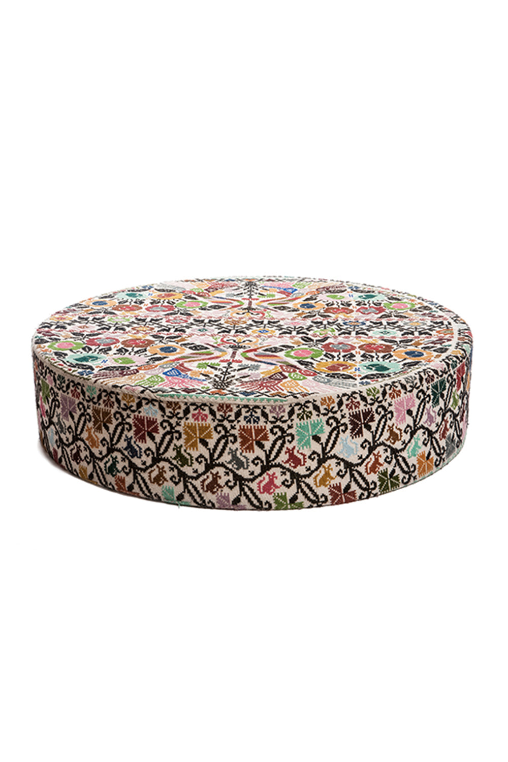 Large Embroidered Ottoman
