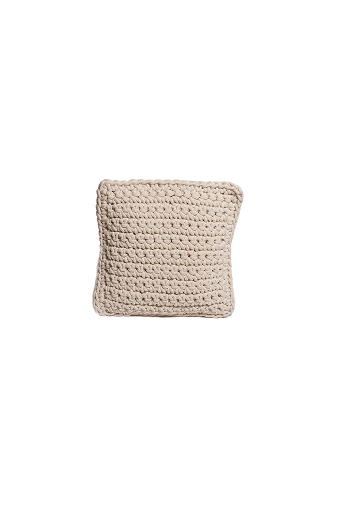 Carolina K Crochet Square Pillow