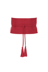 Carolina K Carmen Belt Red One Size