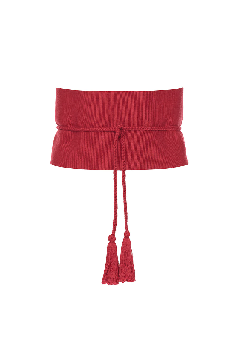 Carolina K Carmen Belt Red One Size