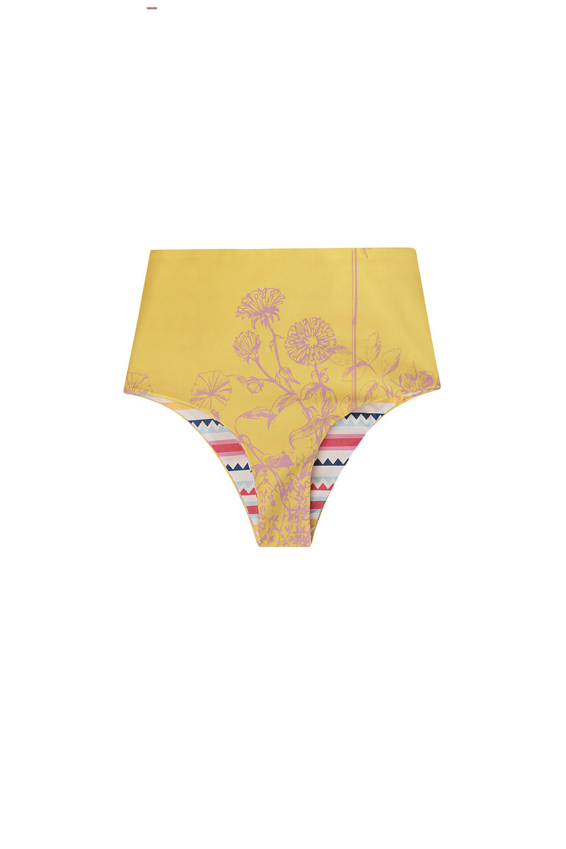 Carolina K Nina Bikini Bottom Reversible Sunset Yellow