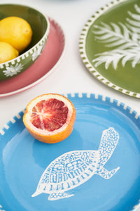 Handpainted Pineapple Dinner Plate - Carolina K