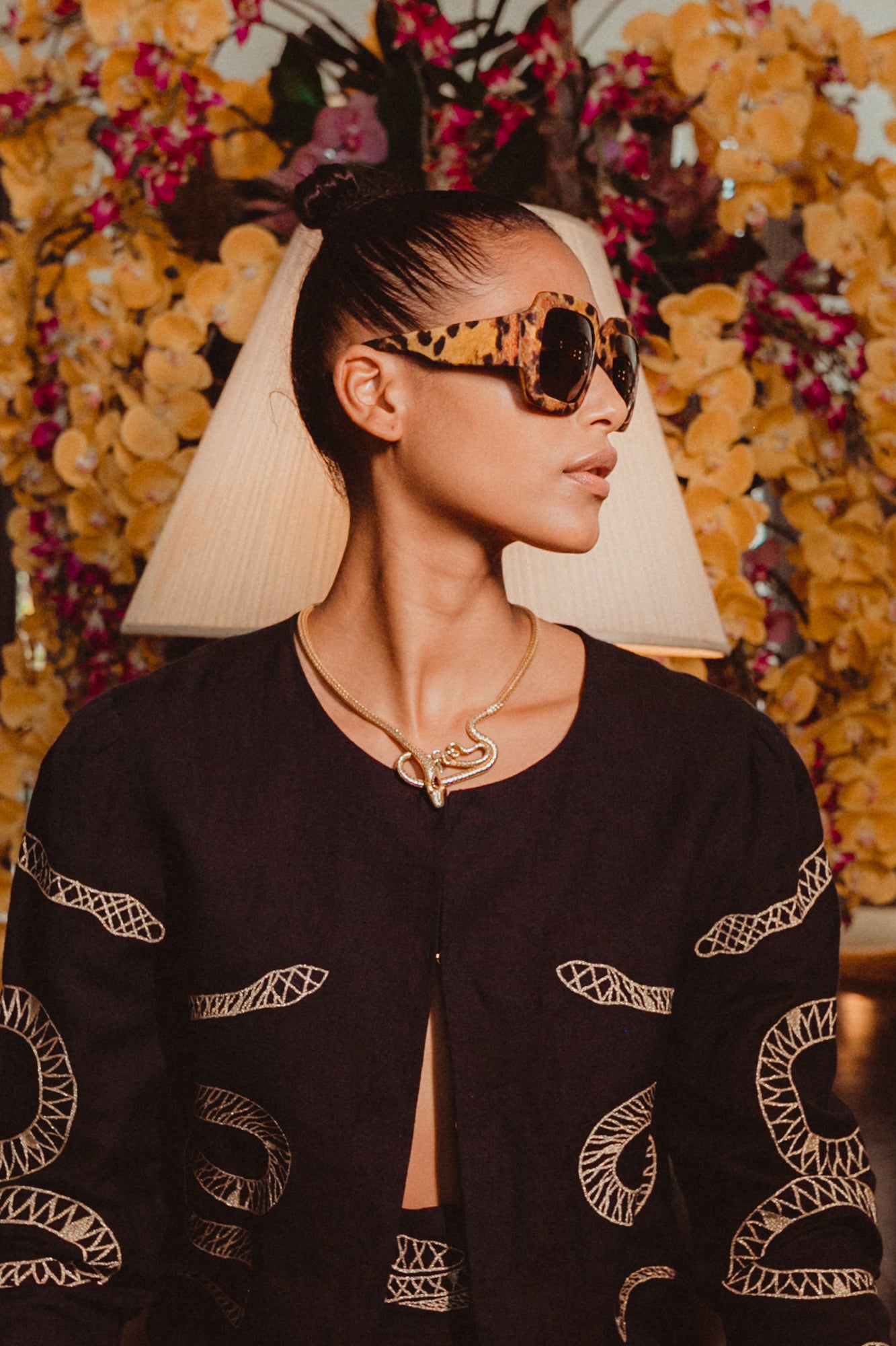 Versace store leopard sunglasses