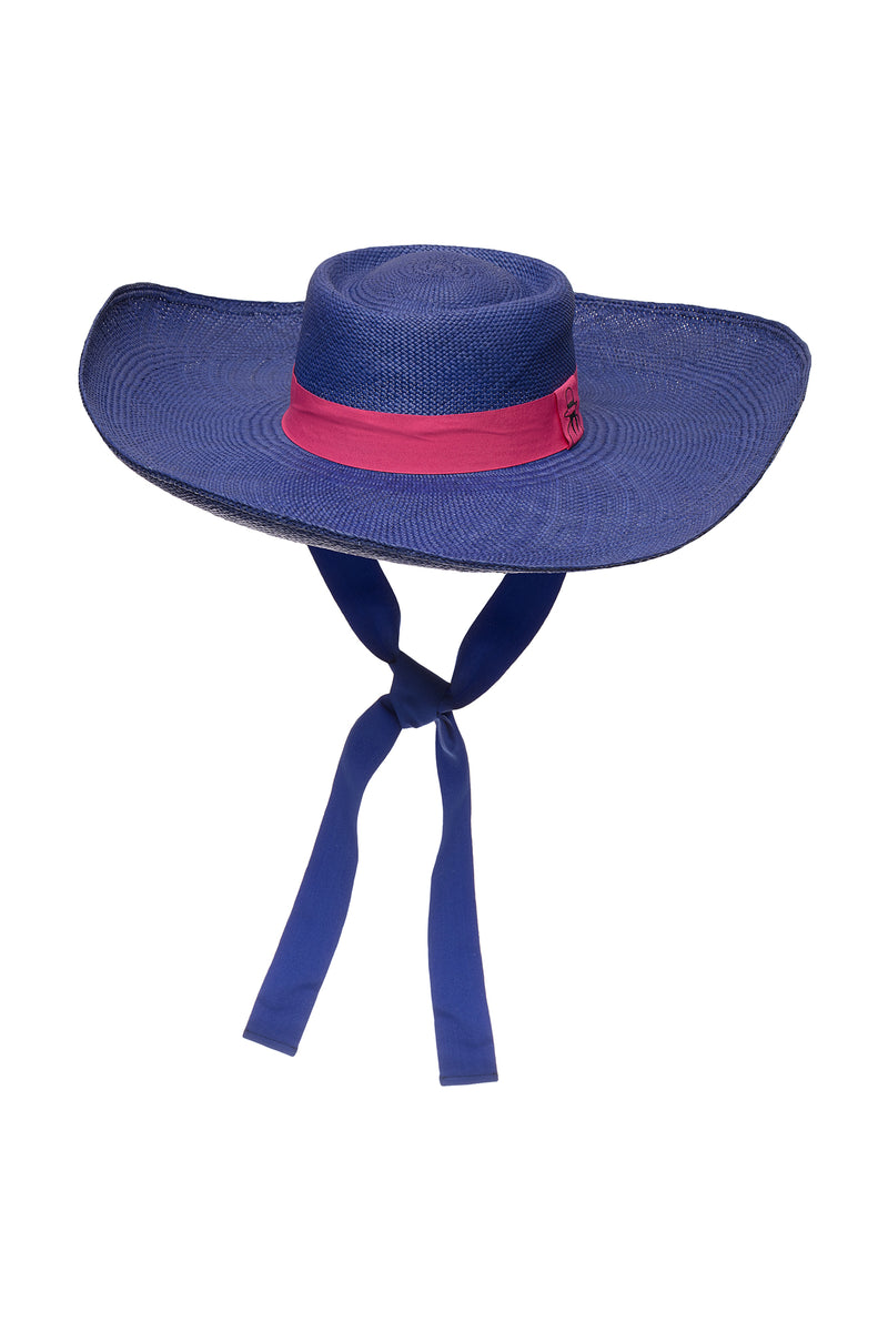 Carolina K Cielo Hat Blue/Pink