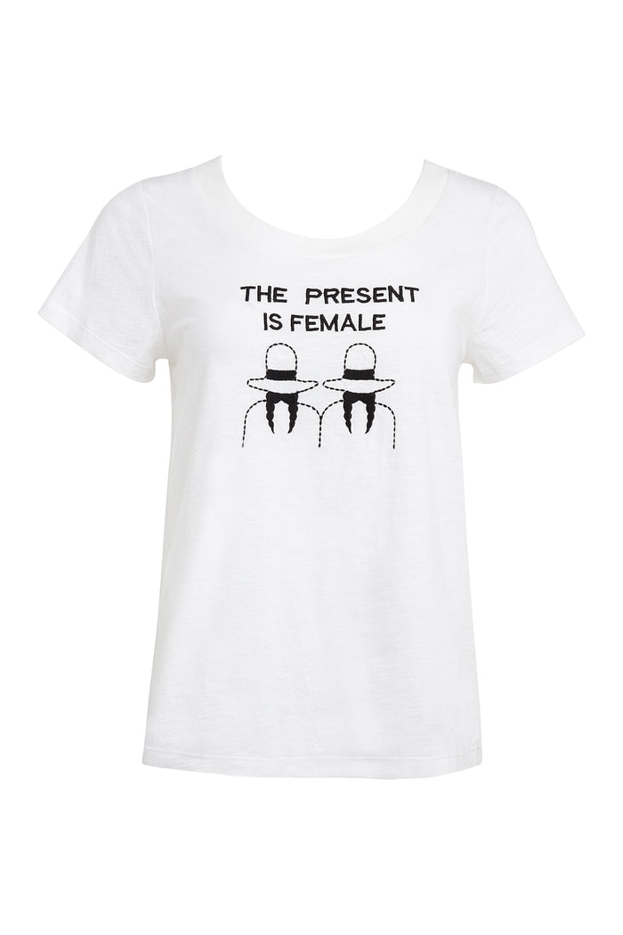 Carolina K The Present Is Female T-shirt