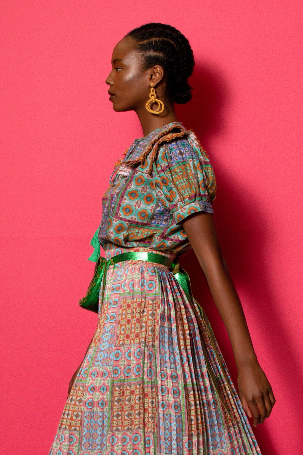 Bella Blouse Short Sleeve - Final Sale-Carolina K