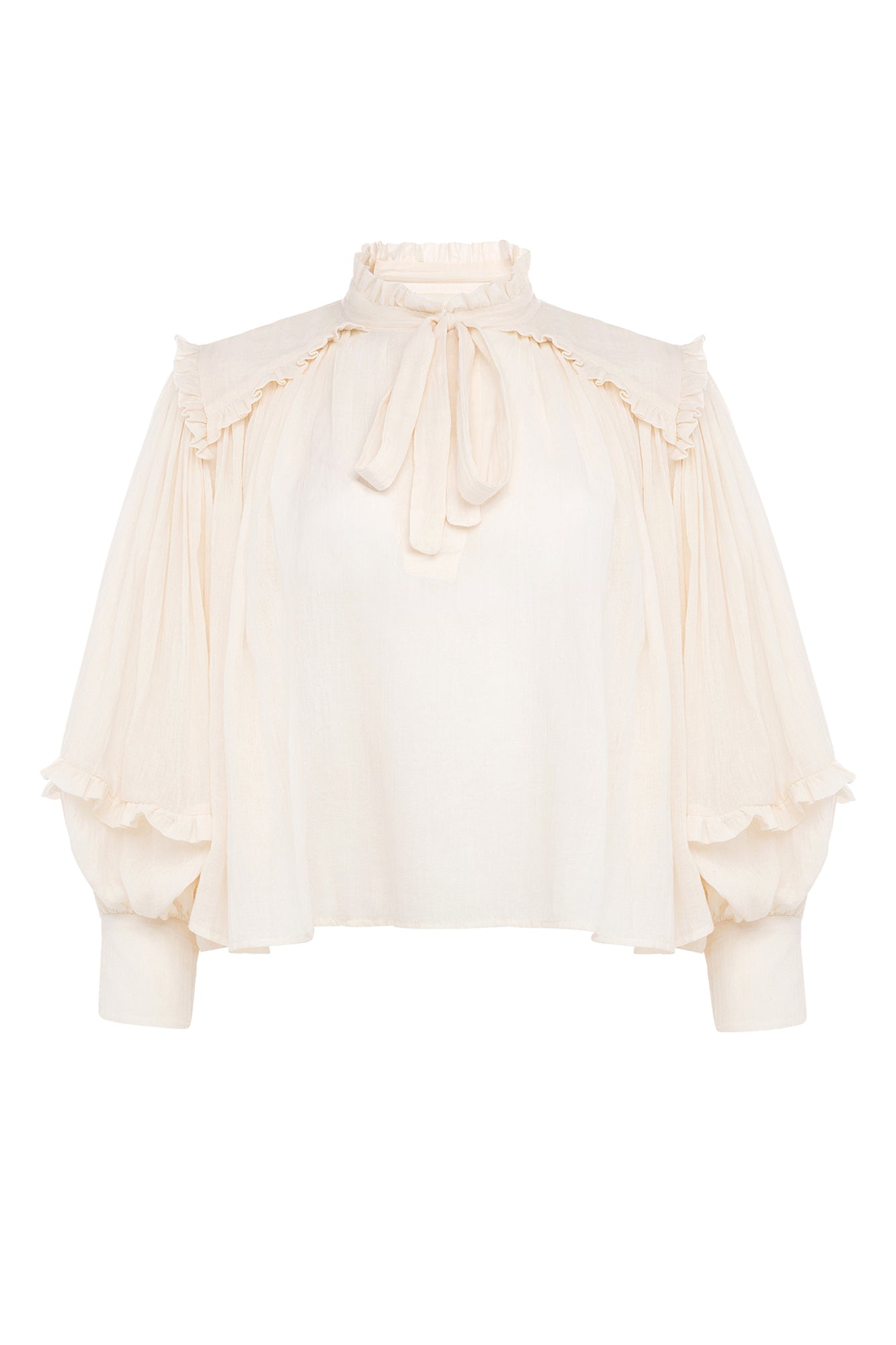 Carolina K Fiore Blouse Gardenia