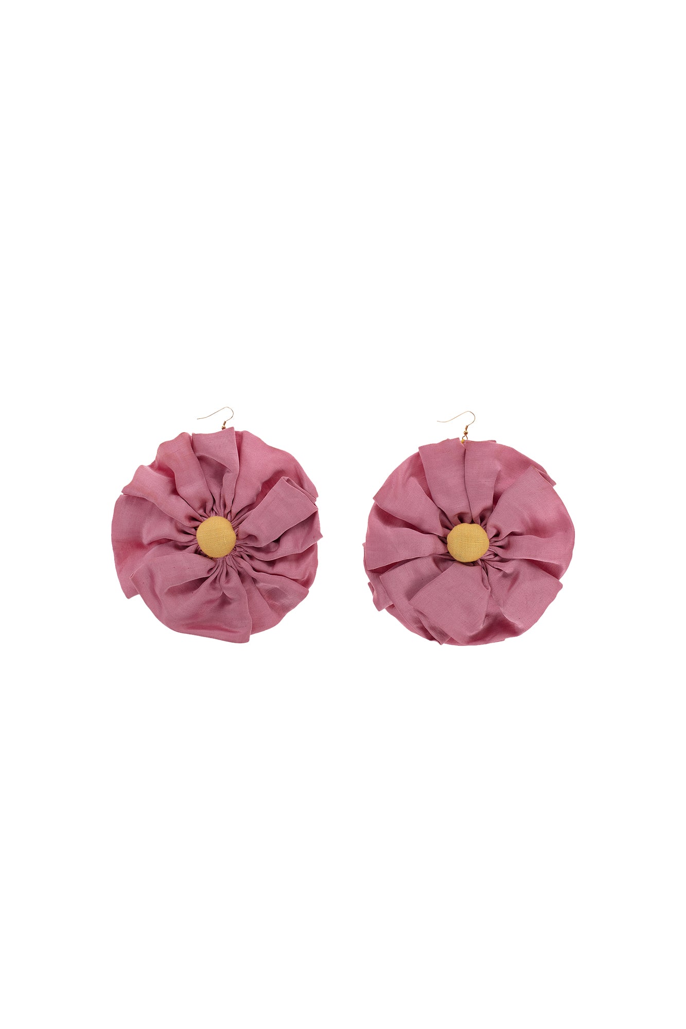 Red Agate Flower Earrings | On Time Jewelry