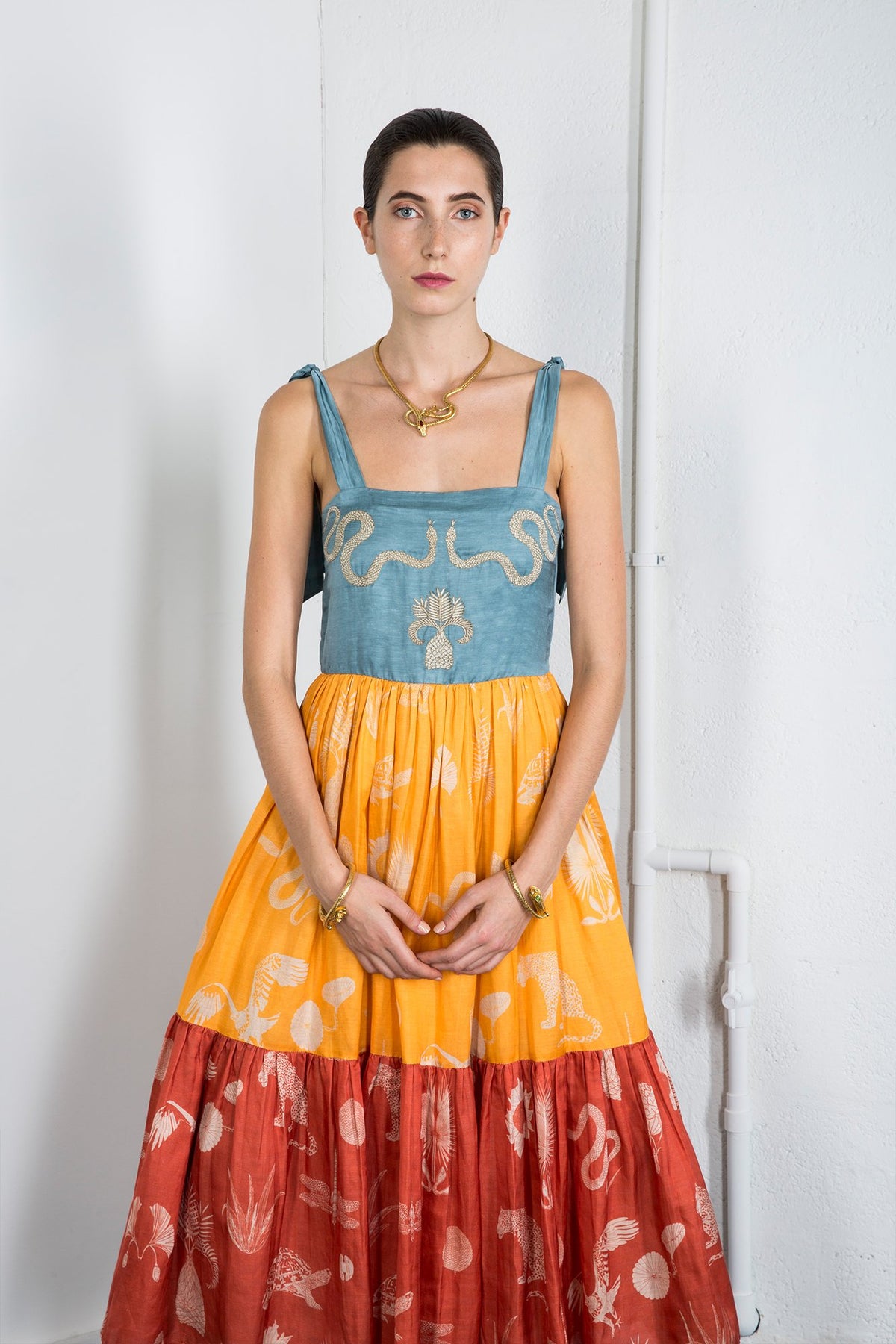 Carolina K Kuna Dress Desert Animals Multi