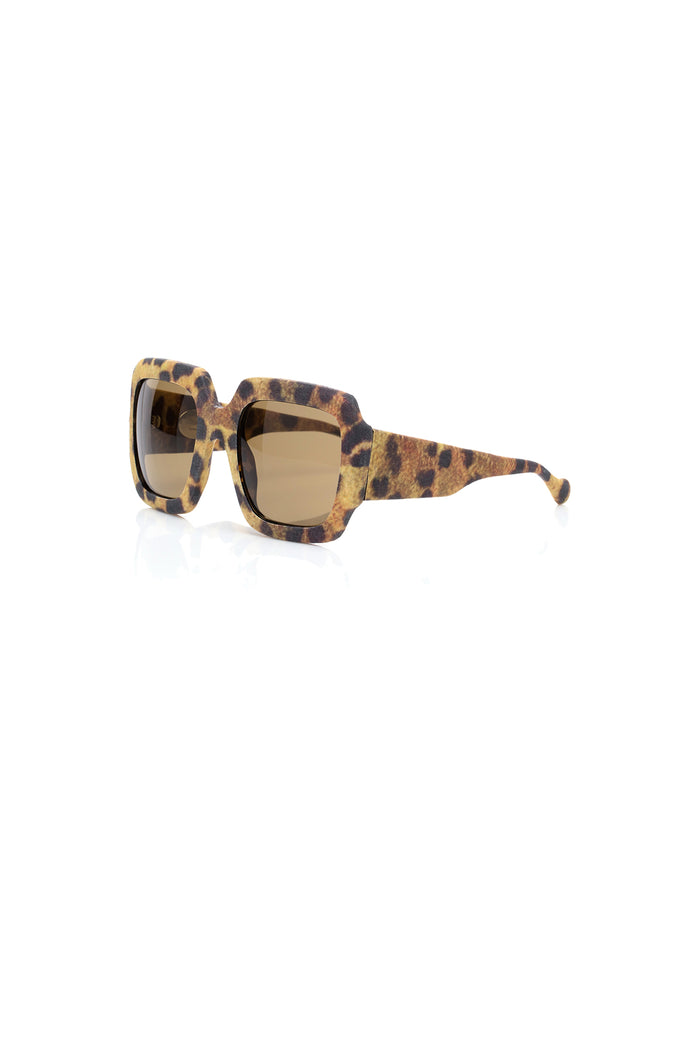 Carolina K Leopard Sunglasses