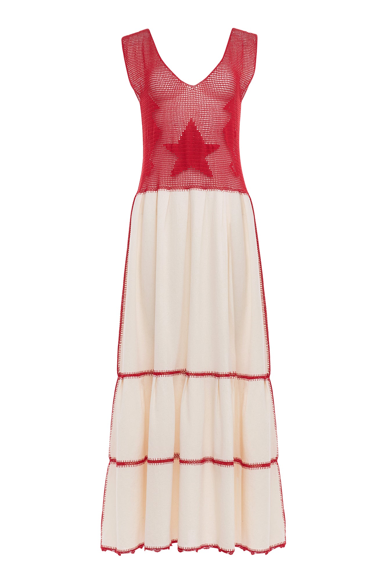 Carolina K Martina Dress Red