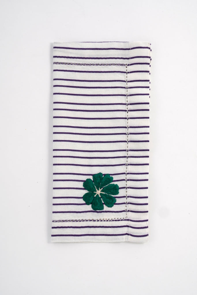Etched Flower Napkin